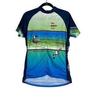 4/$25 Primal‎ Cycling Biking Jersey Shirt Ankeny National Wildlife Refuge Sz 2XL
